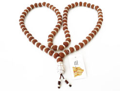 7 Mukhi Mahalaxmi Mala with White Spacer For progress and success in career and harmony in relationships