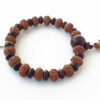 7 Mukhi Rudraksha Mahalaxmi Bracelet - Red Sandalwood To attract prosperity