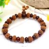 7 Mukhi Rudraksha Mahalaxmi Bracelet - Red Sandalwood To attract prosperity