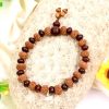 7 Mukhi Rudraksha Mahalaxmi Bracelet - Red Sandalwood To attract prosperity