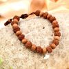 7 Mukhi Rudraksha Mahalaxmi Bracelet - Sandalwood to liberate miseries and bestows abundance