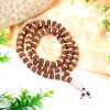 7 Mukhi Mahalaxmi Mala with White Spacer For progress and success in career and harmony in relationships