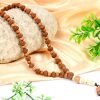 7 Mukhi Mahalaxmi Mala with Sandalwood to bring peace and calms down the mind and eliminates negative energies