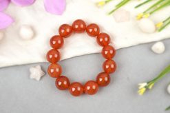 Carnelian Bracelet - Large Beads - For dispels apathy