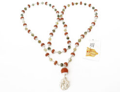 8 Mukhi Ganesh Mala with Cats Eye For removal of obstacles and achieving success in all undertakings