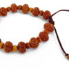 8 Mukhi Rudraksha Ganesha Bracelet with Sandalwood to achieve stability and strength to overcome all hurdles