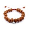 8 Mukhi Rudraksha Ganesha Bracelet - Silk Thread To enhanced wisdom