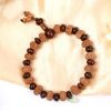 8 Mukhi Rudraksha Ganesha Bracelet with Red Sandalwood to remove obstacles in path, destroys evils and brings success