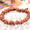 9 Mukhi Rudraksha Durga Bracelet with Sandalwood To attain worldly comforts and fulfilment of desires