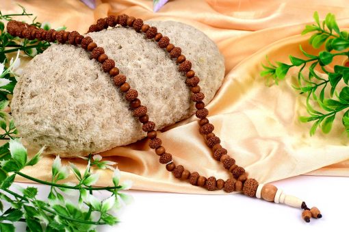 9 Mukhi Durga Mala - Sandalwood