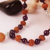 7 Mukhi Mahalaxmi Mala - Amethyst To liberate miseries and bestows abundance