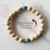 Amazonite and Tulsi beads Bracelet To Attracts new opportunities and prosperity