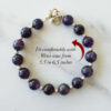 Amethyst Bracelet and Earring Set - For absorb negative energy while emitting positive energy