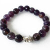 Amethyst with Buddha Bracelet - To enhance intuition and inspire creativity