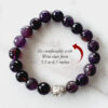 Amethyst with Buddha Bracelet - To enhance intuition and inspire creativity