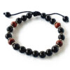 Black Agate and Red sandalwood Bracelets To Brings good luck and divine grace