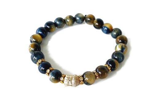 Black Cats Eye with Buddha Bracelet - To bring good fortune and remove fears