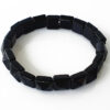 Black Jade Bracelet - Square Beads - For protection from illness, fear and negativity