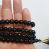 Black Jade Faceted Necklace Mala For protection from negativity and brings good fortune