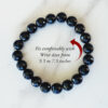 Black Onyx Bracelet - To encourage happiness and good fortune