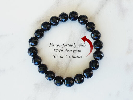 Black Onyx Bracelet - To encourage happiness and good fortune