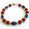 Blue Sapphire with Rudraksha Beads Bracelet for increases flow of positive energies and thoughts