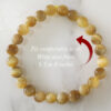 Brown Cats Eye Bracelet - For enhance focus, alertness and remove fears