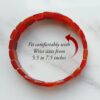 Carnelian Bracelet - Faceted Beads - To dispels apathy, helps to increase motivation, energy and endurance