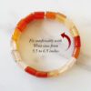 Carnelian Bracelet - Faceted Beads - For Sacral Chakra