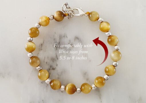 Cats Eye Bracelet to bring good fortune and helps remove fear