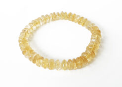 Citrine Bracelet - Elliptical Beads - To stimulates healing energies