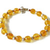 Citrine Faceted Bead Bracelet - To manifest your goals and attracts abundance