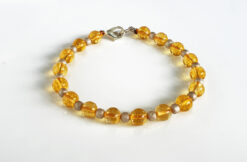 Citrine Round Bracelet - D2 - For confidence and self-discipline