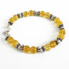 Citrine Round Bracelet - D1 - To ward off the risk to injury or attack