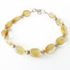 Citrine Oval Bracelet - D4 - For confidence and self-discipline