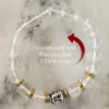 Crystal Buddha Bracelet for harmonize the aura around us and remove negative energy