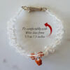 Crystal Rudraksha wrist mala to Increase Awareness and remove negative energy