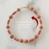 Cylindrical Coral with Rudraksha Beads Bracelet - For Strengthens will power and gives energy to face challenges in life