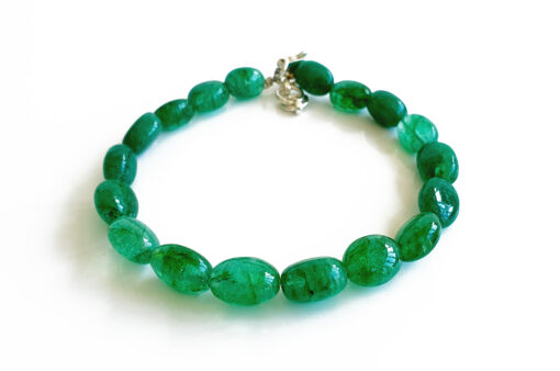 Emerald Bracelet for Strength and Power