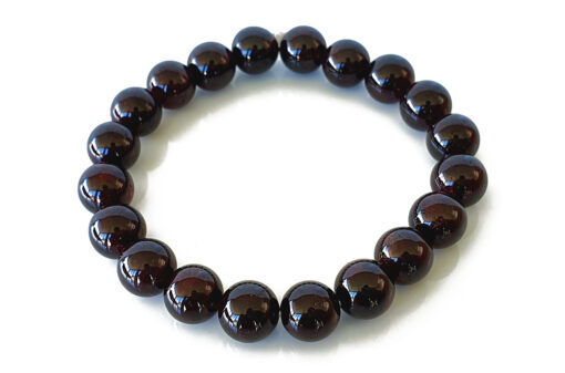 Garnet Round Bracelet - to inspires love, passion and devotion