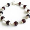 Garnet Round Bracelet for love and success