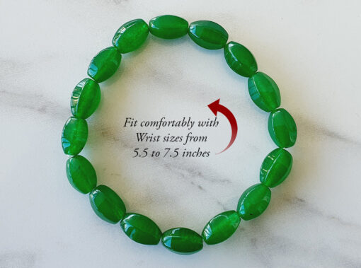 Green Agate Bracelet for courage and success