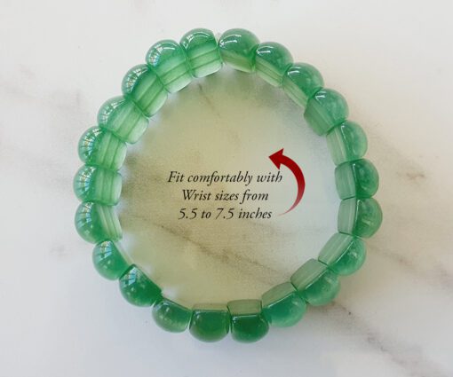 Green Jade Bracelet for emotional balance and stability