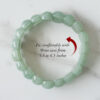 Green Jade Bracelet - To Enhances inner strength and confidence