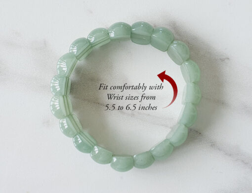 Green Jade Bracelet - To Enhances inner strength and confidence