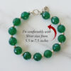 Green Onyx Bracelet and Earrings set - To promotes love, trust and reliability