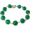 Green Onyx Round Bracelet - To relieves stress and for spiritual growth