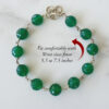 Green Onyx Round Bracelet - To relieves stress and for spiritual growth