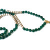 Green Onyx and Tulsi Beads Necklace - To relieves stress and enhances inner strength