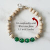 Green Onyx and Tulsi Bracelet - For building relationships and for spiritual growth